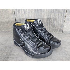 Converse One Star Player DL Mid Triple Black Size 13.5 Junior